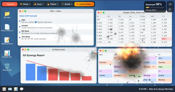 Office Wrecker gameplay screenshot